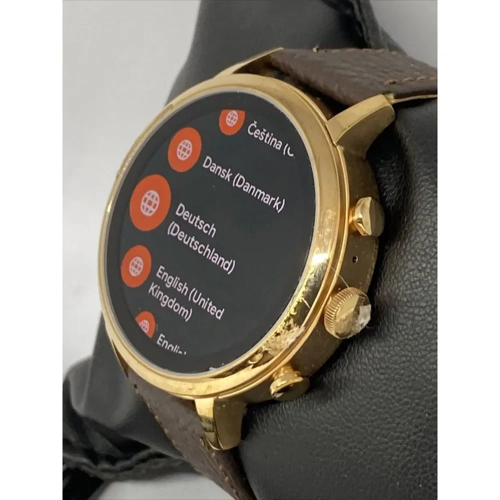 Fossil Gen 4 Authentic Digital Dial Smart Watch Custom Band FTW6018 CR183